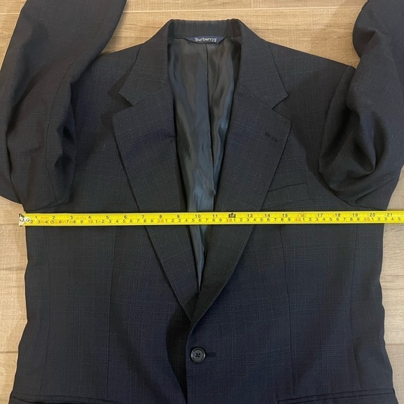 Vintage Burberrys 41 Blue  Blazer Jacket Sport Coat - Picture 15 of 16